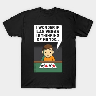 POKER / GAMBLING: Wonder If Las Vegas T-Shirt